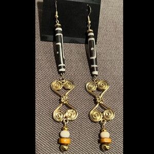 Handcrafted Upcycled Dangle Earrings